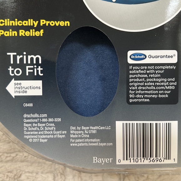 Dr. Scholl’s Plantar Fasciitis Pain Relief Orthotics, Men's Trim to Fit: 8-13 - Picture 9 of 16